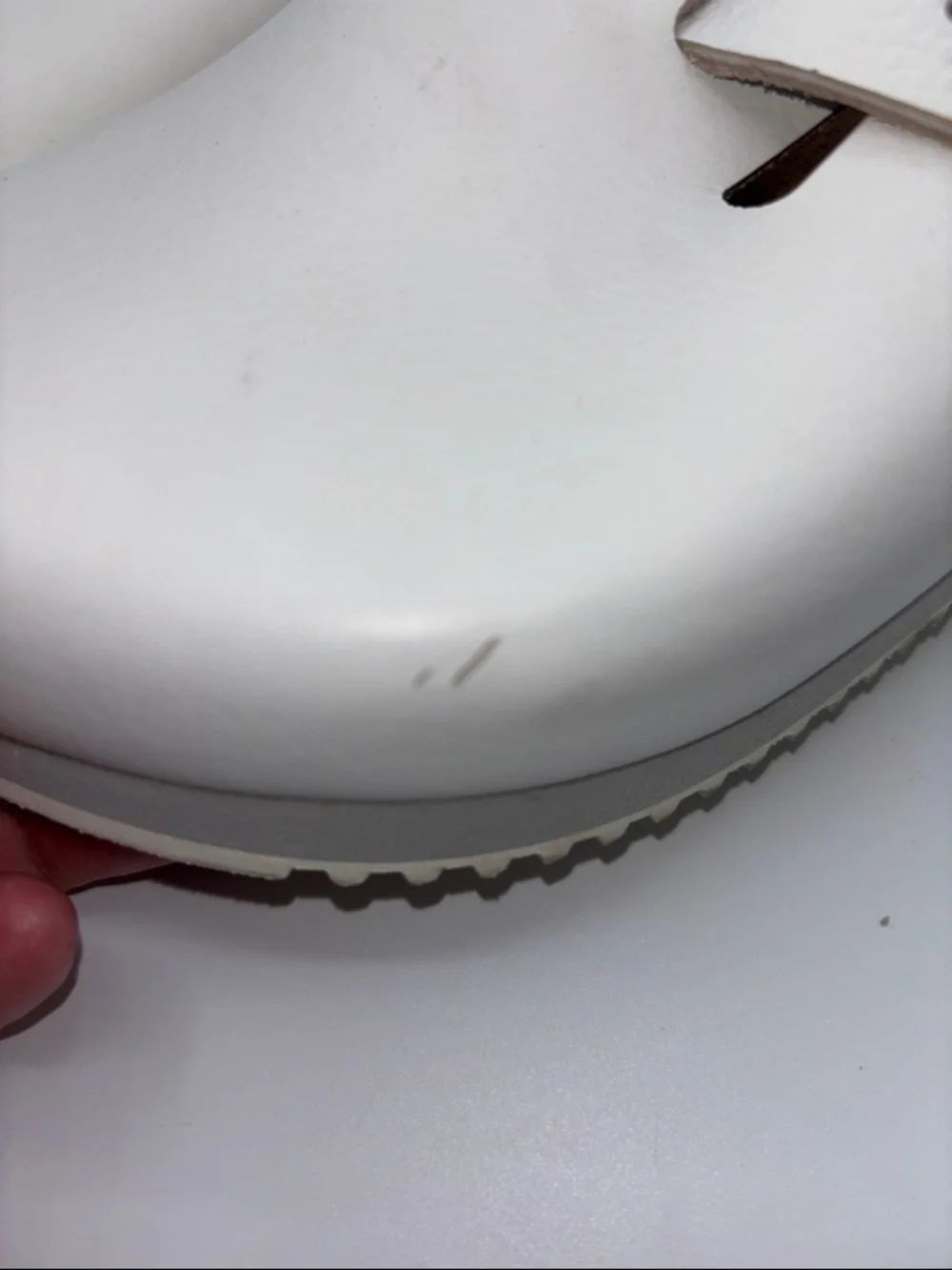 Birkenstock White Boston Clogs - Picture 13 of 14